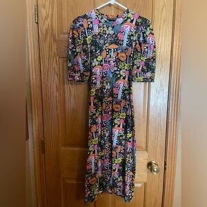 Nooworks Puff Dress - Mushroom